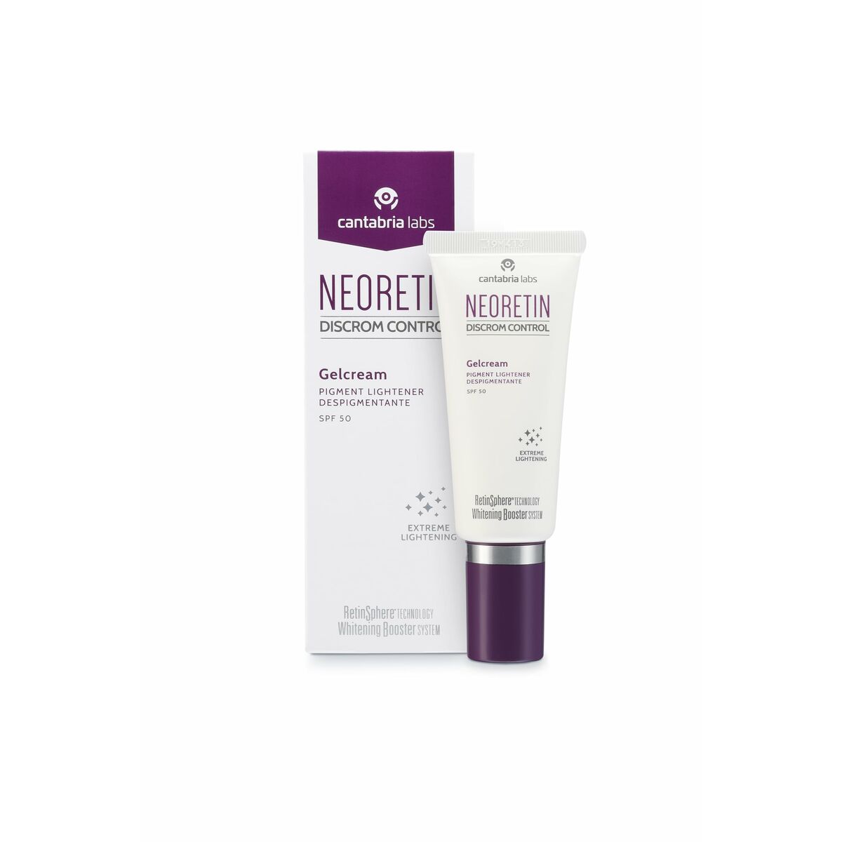 Anti-Pigment Creme Neoretin Discrom Control Spf 50 Spf 50+ 40 ml hudplejeemballage