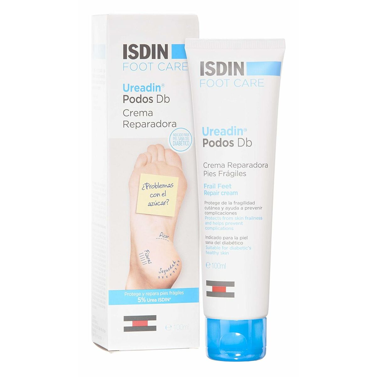 Moisturizing Foot Cream Isdin Ureadin Podos Db 100 ml hudplejeemballage