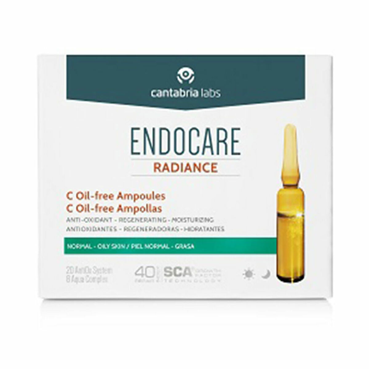 Ampuller Endocare Radiance C 2 ml 30 x 2 ml produktemballage