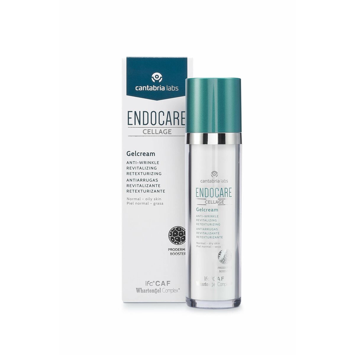 Fugtgivende gelcreme Endocare Cellage 50 ml til kvinders hudplejeemballage