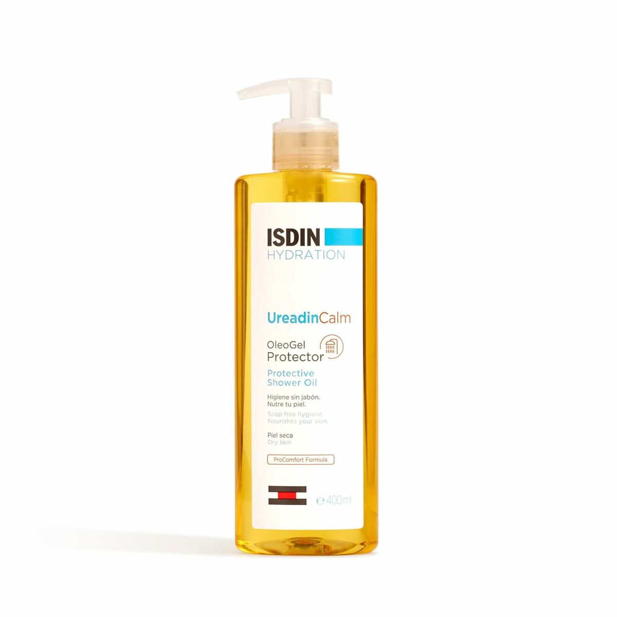 Shower Oil Isdin Ureadin Calm 400 ml produktemballage