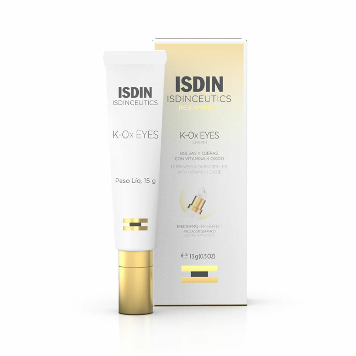 Creme til øjenområdet Isdin Isdinceutics 15 ml hudplejeemballage