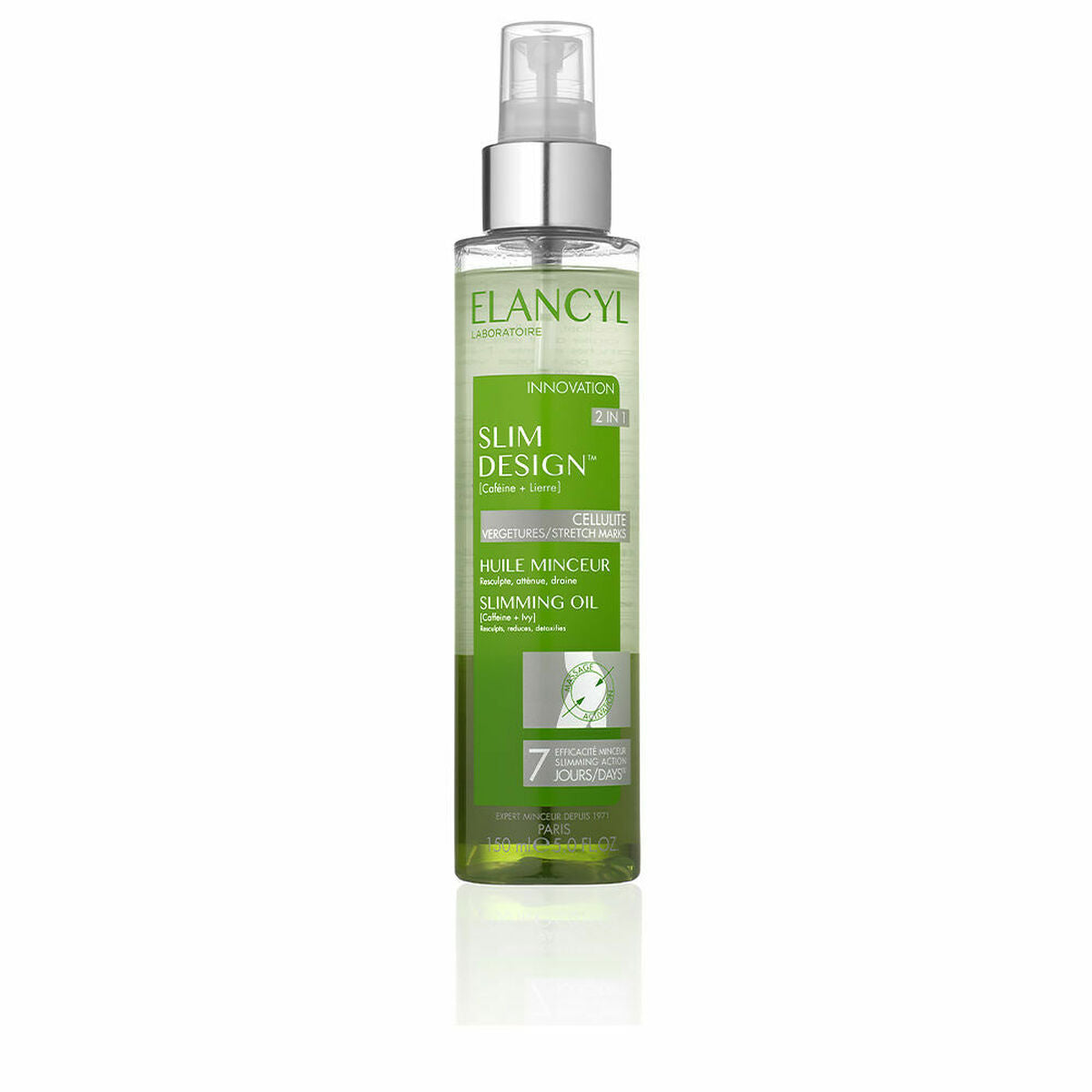 Anti-Cellulite Body Oil Elancyl Slim Design 150 ml produktemballage