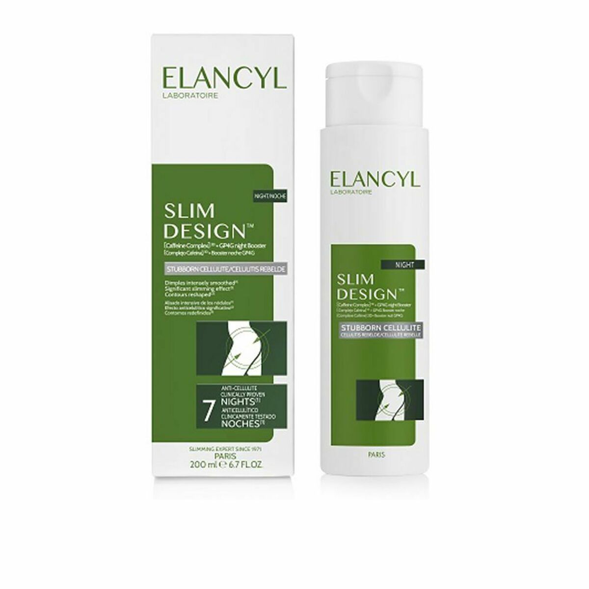 Reducing Cream Elancyl Slim Design 200 ml Gel til kvinder hudplejeemballage