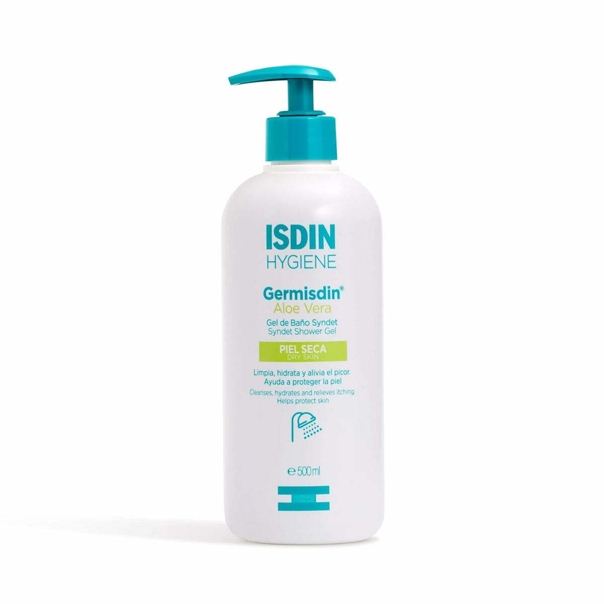 Bath Gel Isdin Germisdin 500 ml Aloe Vera hudplejeemballage