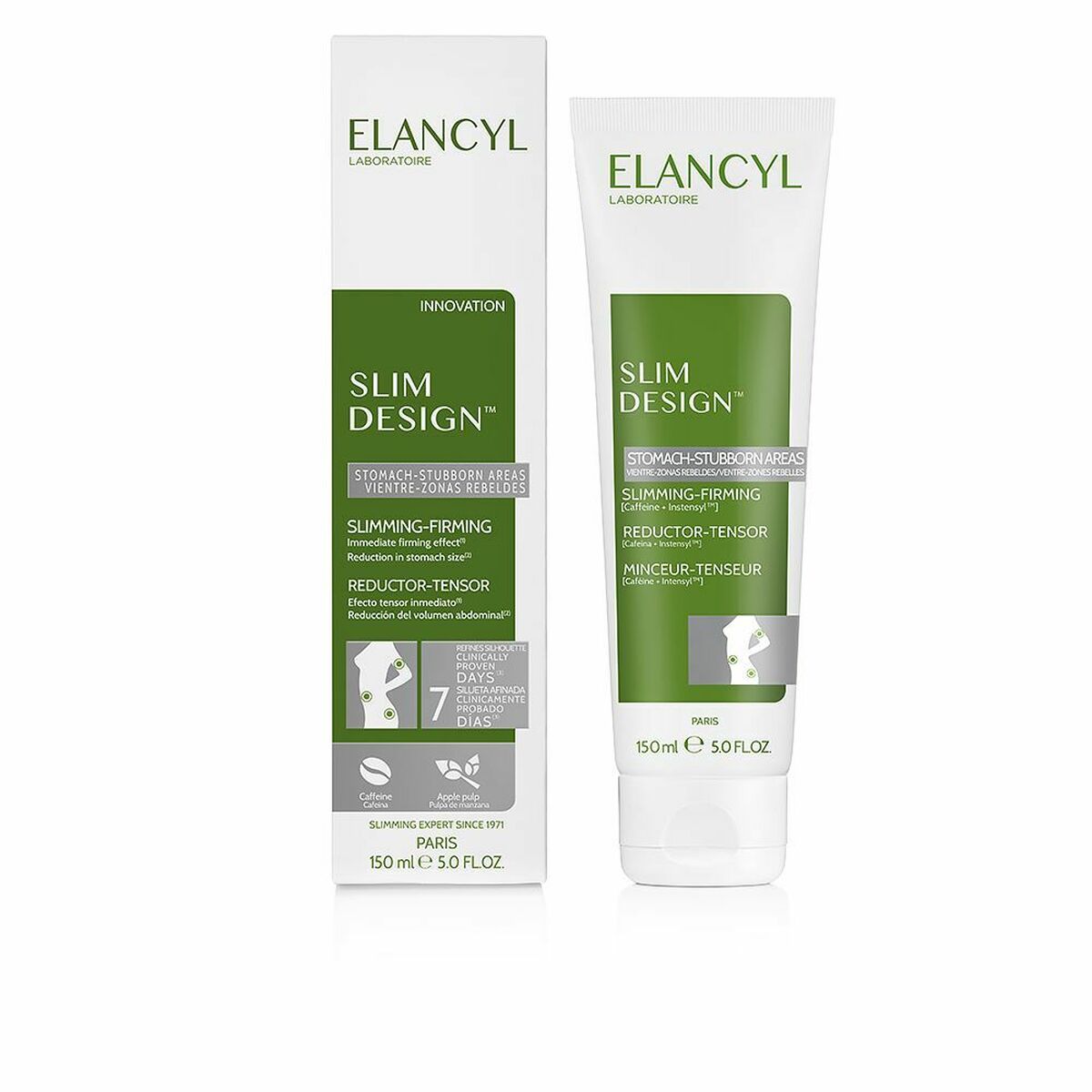 Reducing Gel Elancyl Slim Design 150 ml til kvinders hudplejeemballage