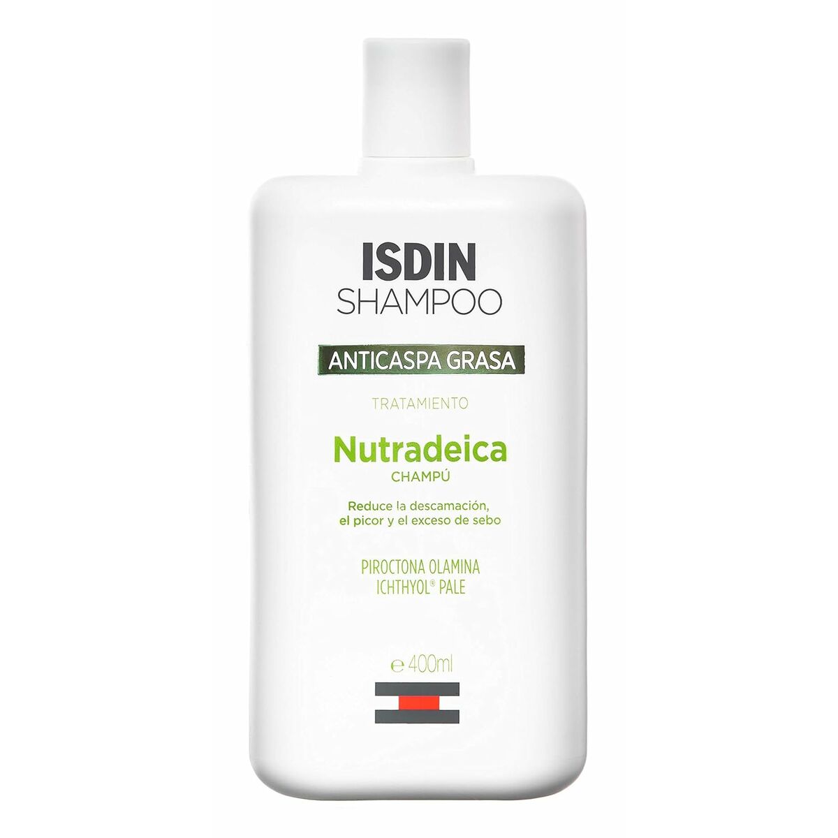 Anti-Grease Shampoo Isdin Nutradeica 400 ml Anti-skæl shampooflaske