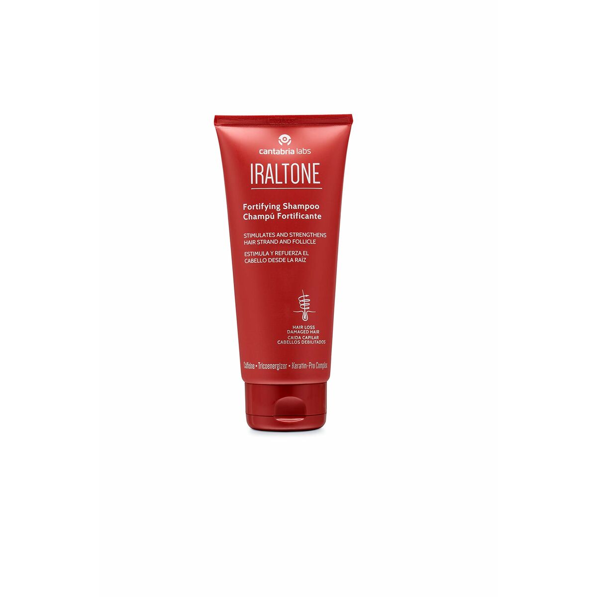 Styrkende shampoo Iraltone Fortificante 200 ml shampooflaske