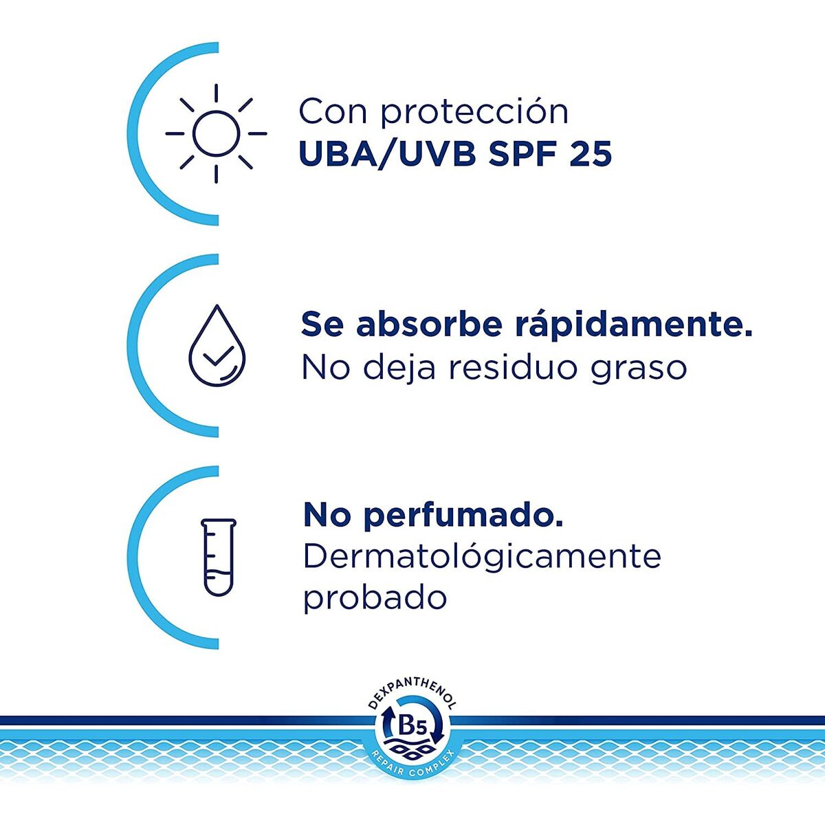 Nærende ansigtscreme Bepanthol DERMA Spf 25 50 ml hudplejeemballage