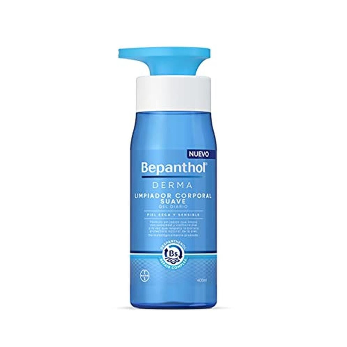 Shower Gel Bepanthol DERMA 400 ml til kvinder hudpleje emballage