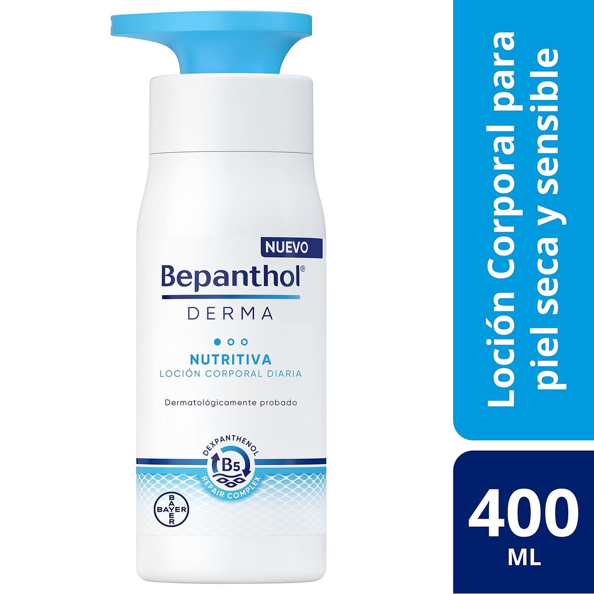 Body Lotion Bepanthol BEPANTHOL DERMA 400 ml hudplejeemballage