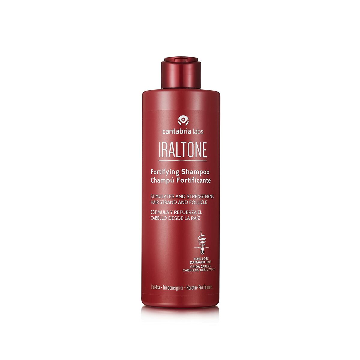 Shampoo Iraltone Fortificante 400 ml shampooflaske