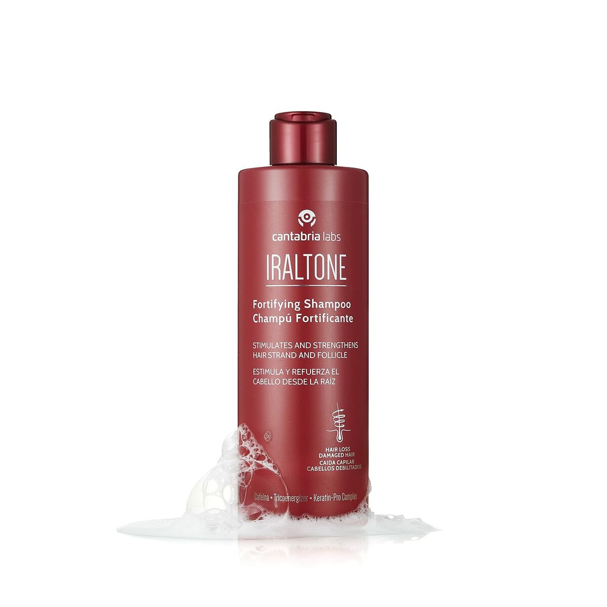 Shampoo Iraltone Fortificante 400 ml shampooflaske