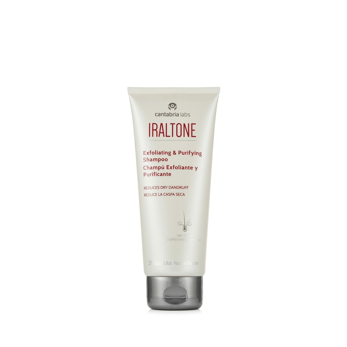 Shampoo Iraltone 200 ml Exfoliant til kvinder shampooflaske
