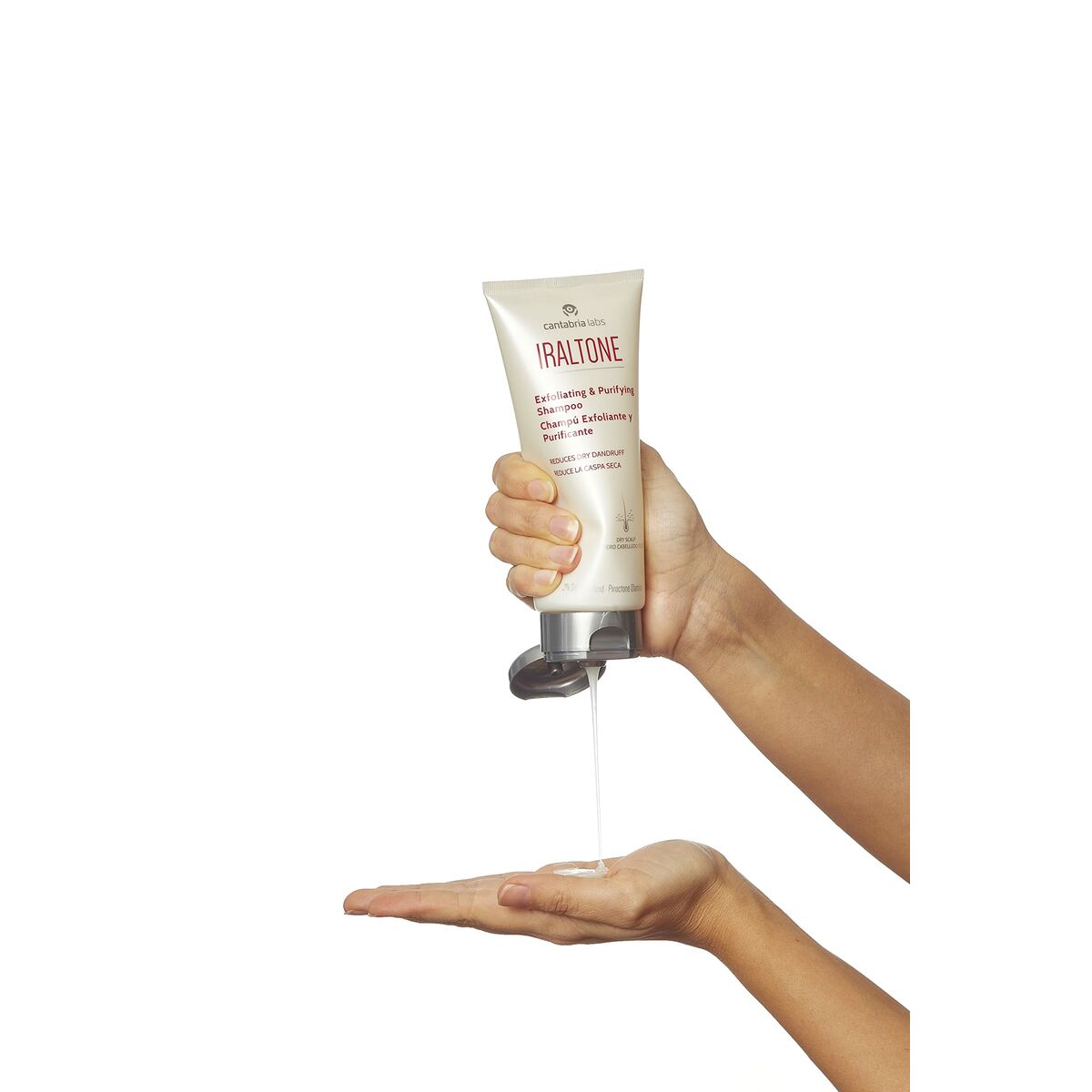 Shampoo Iraltone 200 ml Exfoliant til kvinder shampooflaske