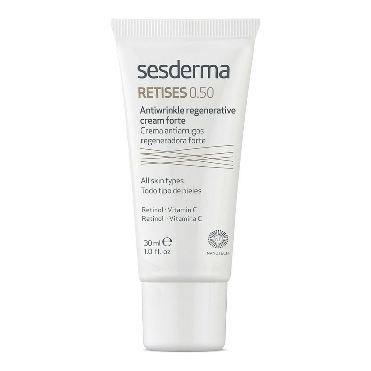 Regenererende anti-rynke creme Sesderma Retises 30 ml til kvinder hudpleje emballage