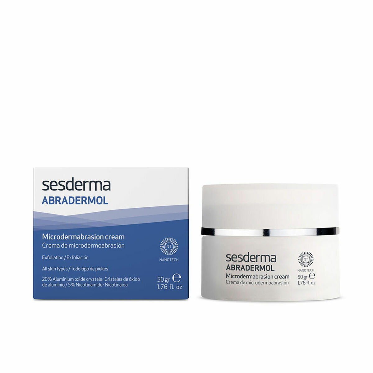 Eksfolierende creme Sesderma Abradermol 50 g til kvinder hudpleje emballage