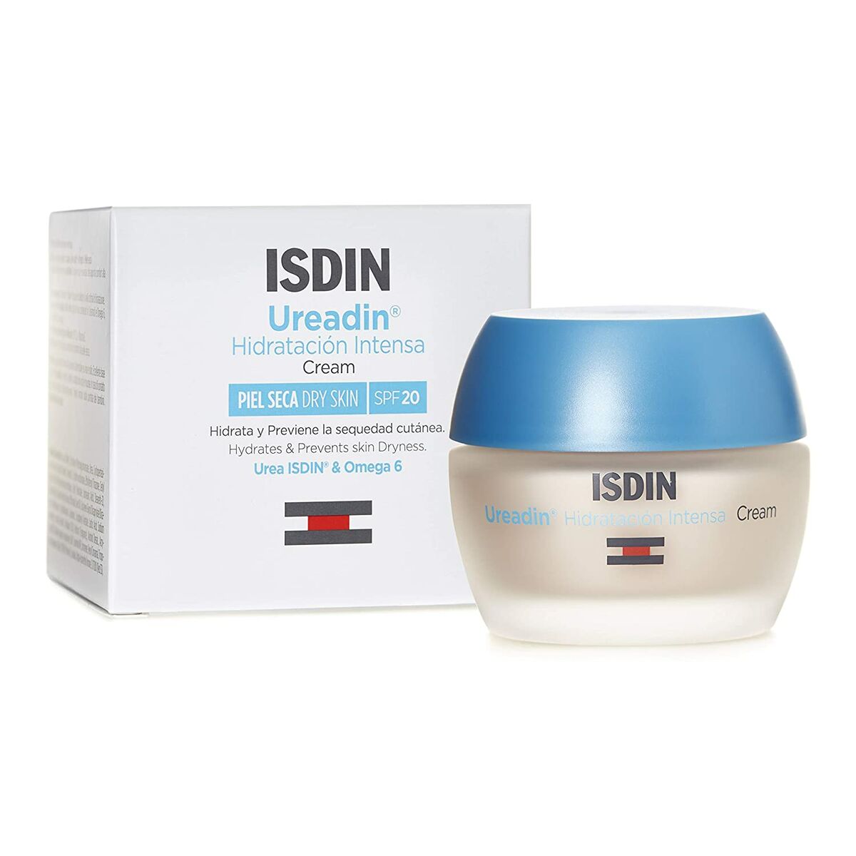 Hydrating Facial Cream Isdin Ureadin Spf 20 50 ml hudplejeemballage