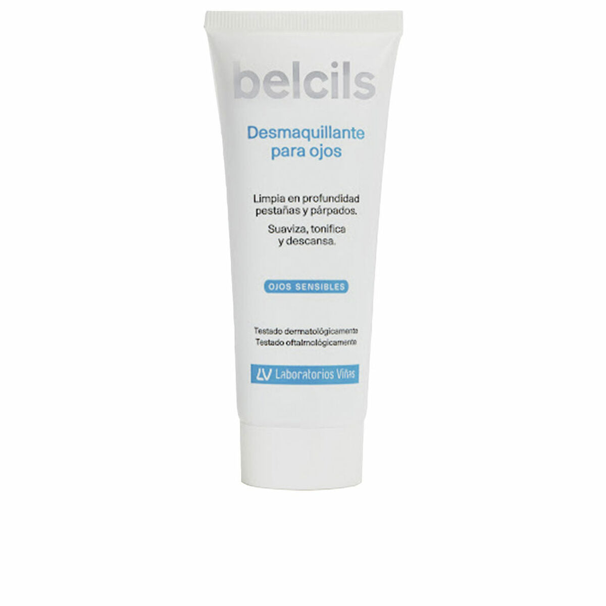 Eye Make Up Remover Belcils DESMAQUILLANTE DE OJOS SENSIBLES 75 ml produktemballage