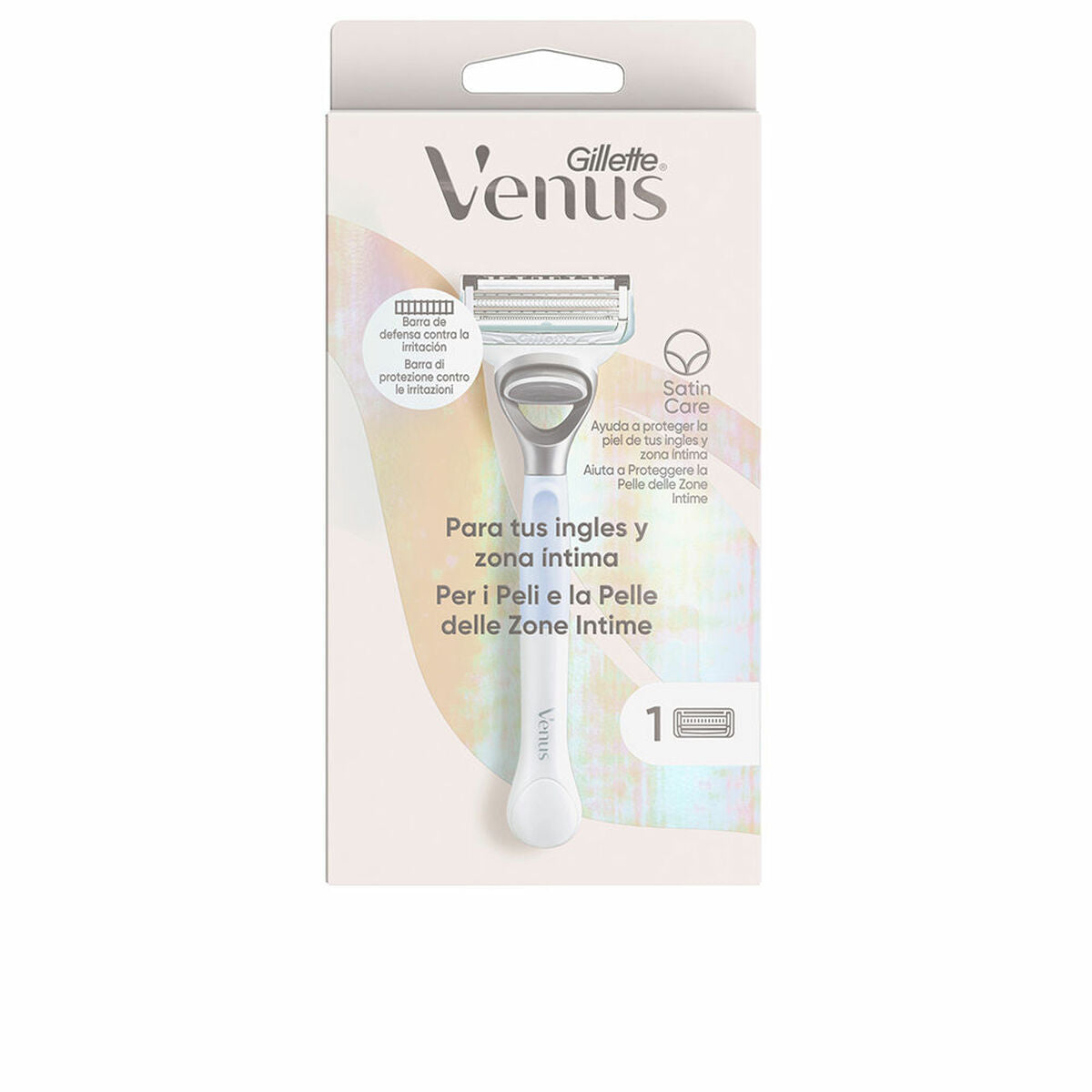 Barberskraber Venus Intima til kvinder produktemballage