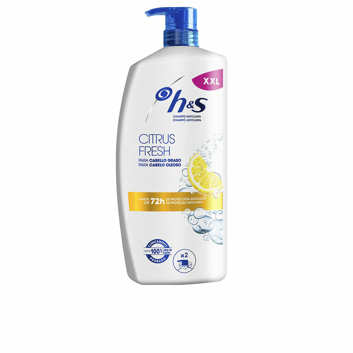 Anti-skælshampoo Head & Shoulders H&S CITRUS FRESH 1 L shampooflaske