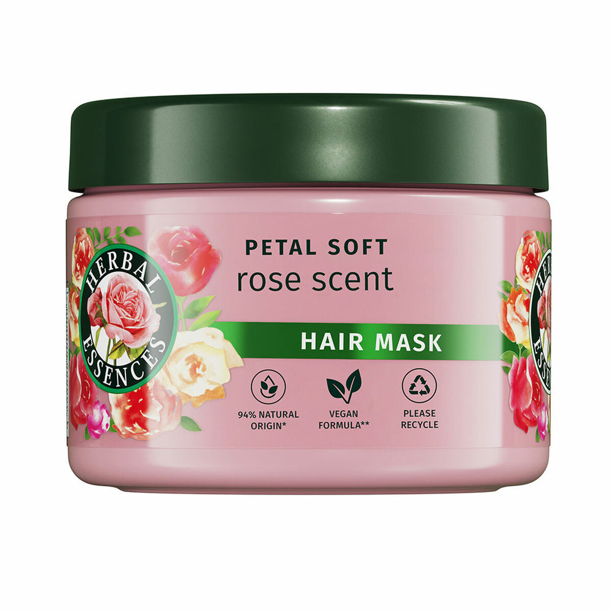 Hårmaske Herbal Essences ROSAS SUAVIDAD 500 ml hårmaske emballage
