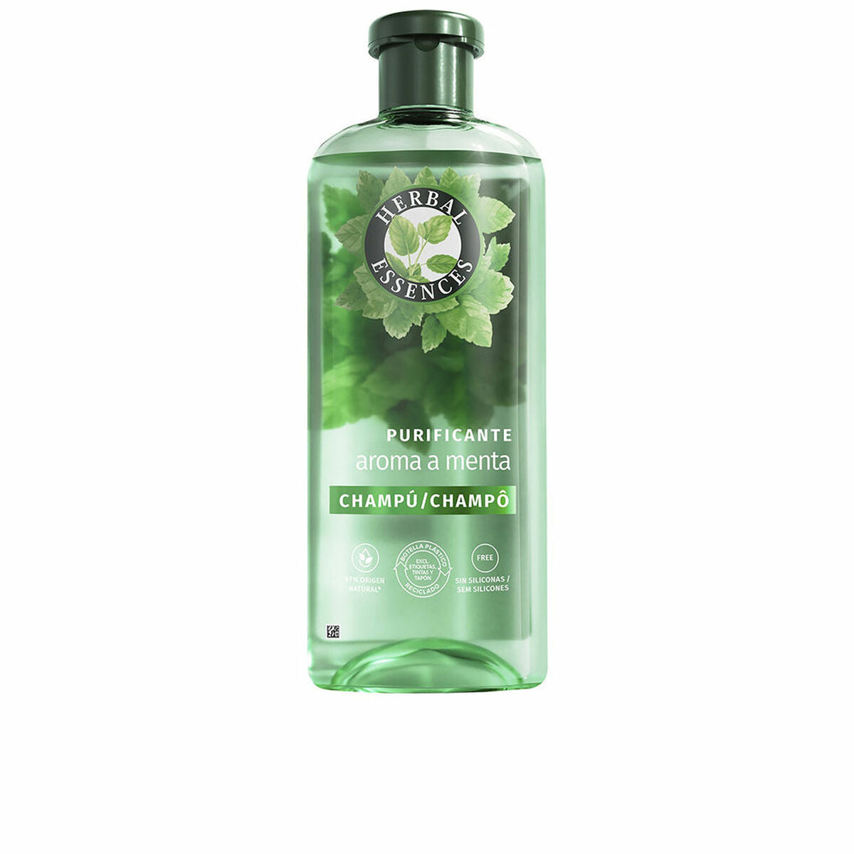 Shampoo Herbal Essences MENTA NUTRITIVO 350 ml til kvinder shampooflaske