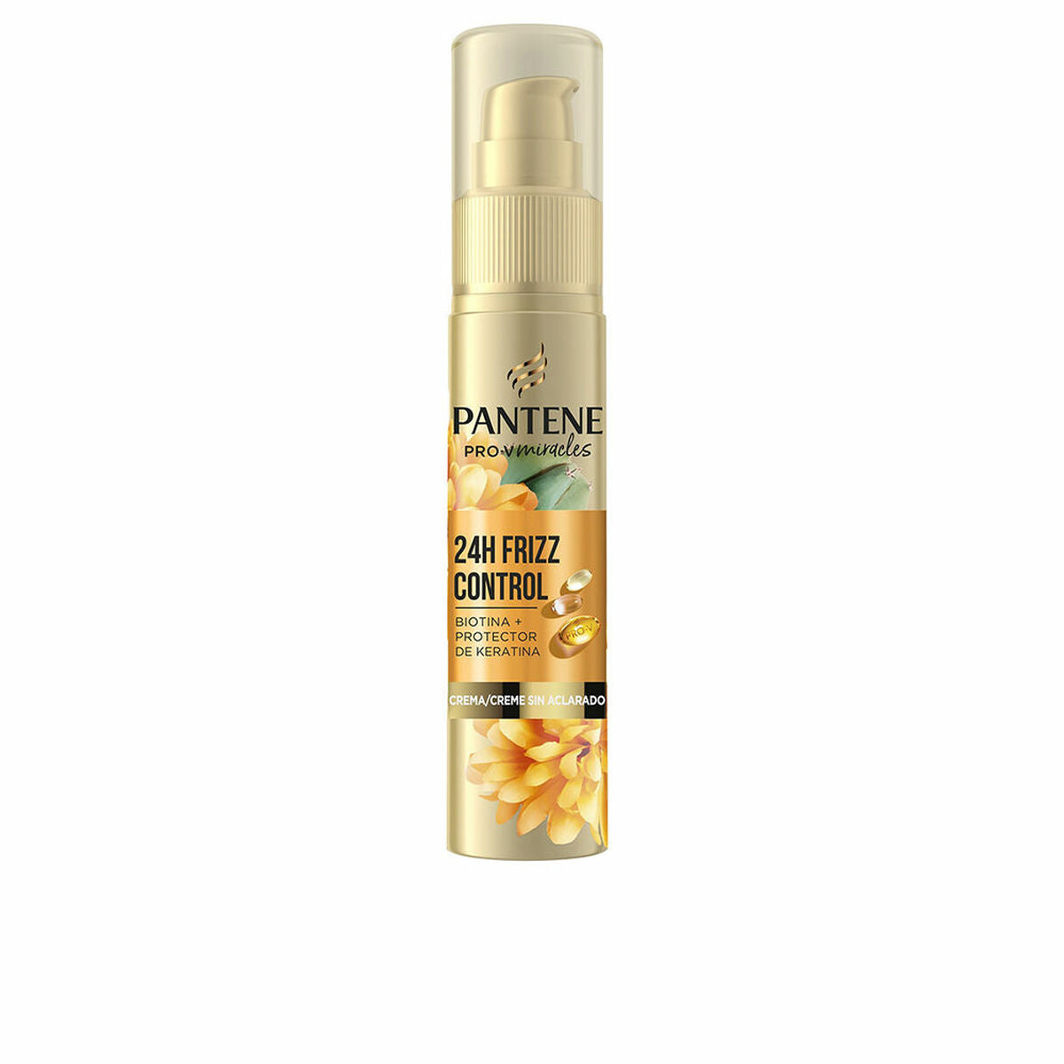 Skylfri Anti-frizz Pantene 24H FRIZZ CONTROL 70 ml produktemballage