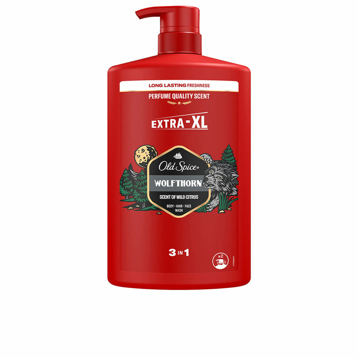 Shower Gel Old Spice WOLFTHORN 1 L til mænd hudplejeemballage