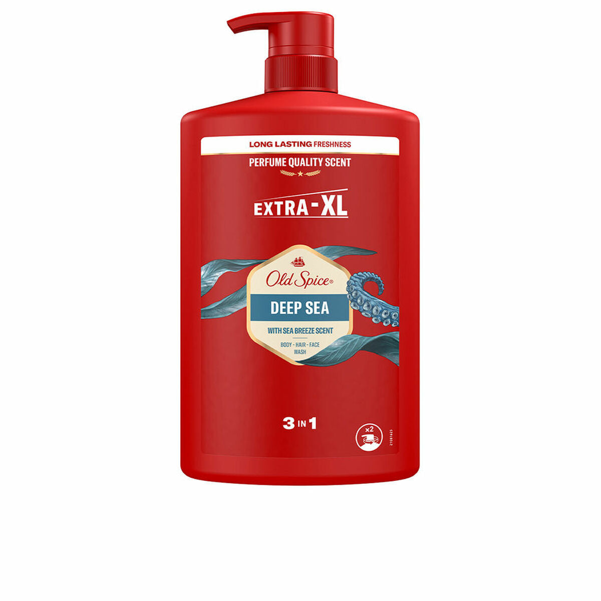 Shampoo Old Spice DEEP SEA 1 L til mænd shampooflaske