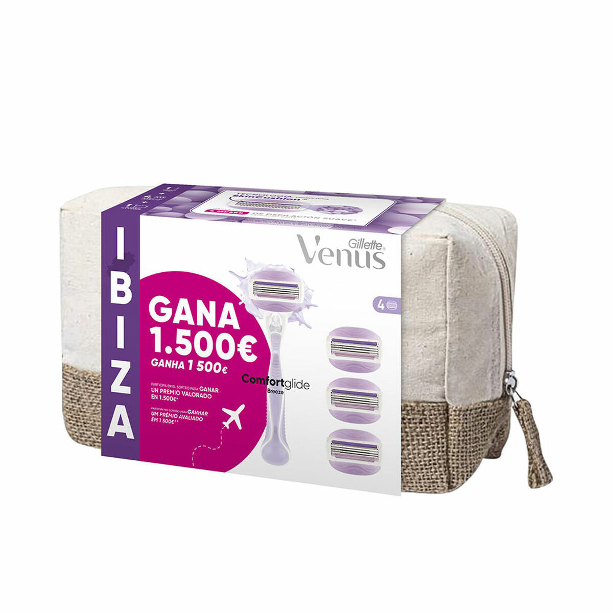 Manuel barberskraber Gillette VENUS til kvinder produktemballage