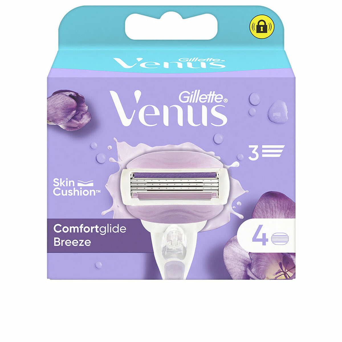 Pincet til plukning Gillette VENUS produktemballage
