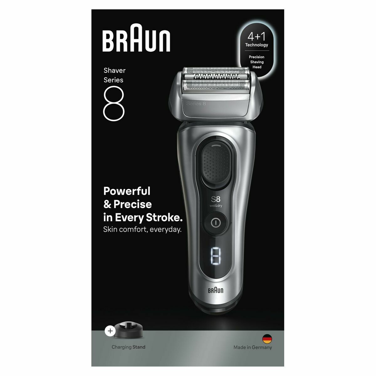 Elektrisk barbermaskine Braun Series 8 8617S produktemballage