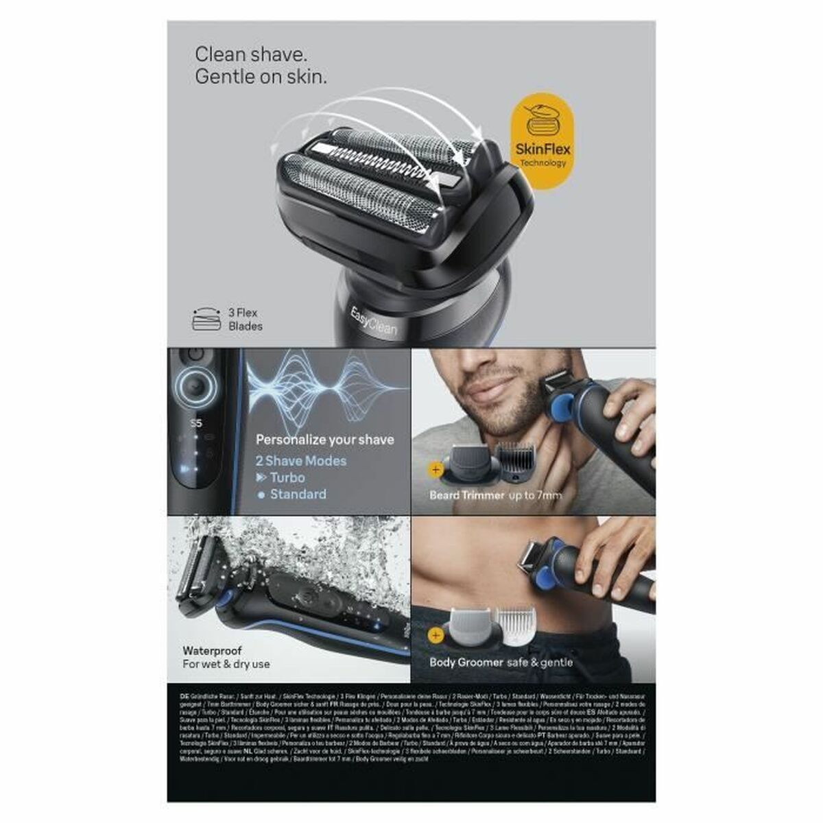 Shaver Braun produktemballage