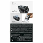 Elektrisk barbermaskine Braun Series 3 produktemballage
