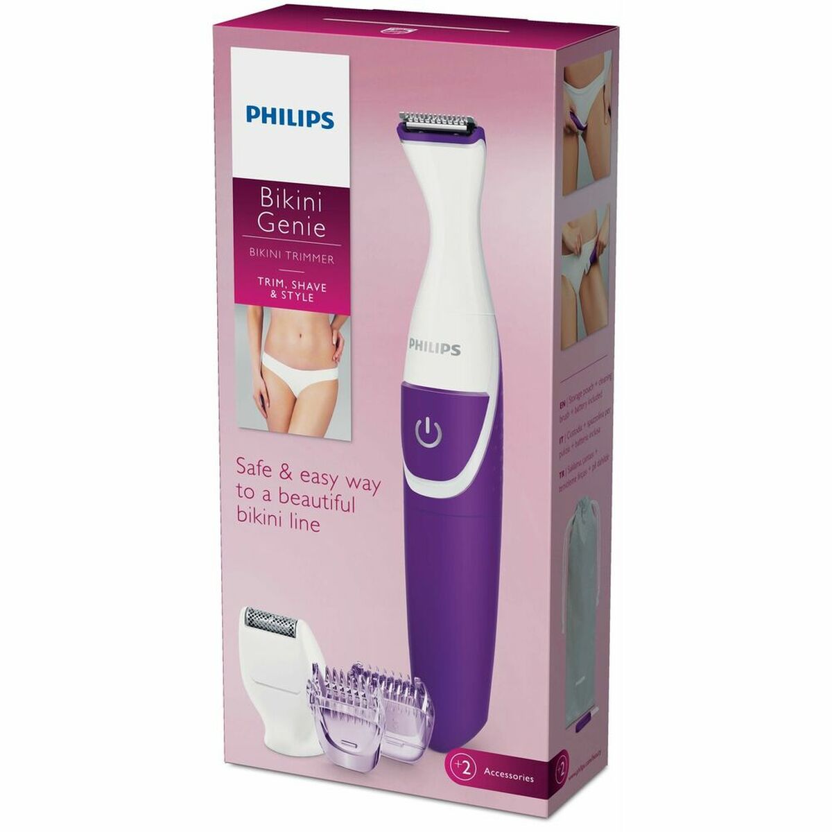 Hårklipper/barbermaskine Philips BRT383/15 produktemballage