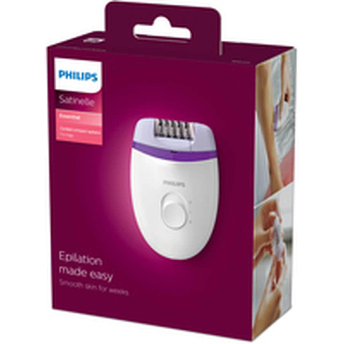 Elektrisk hårfjerner Philips produktemballage