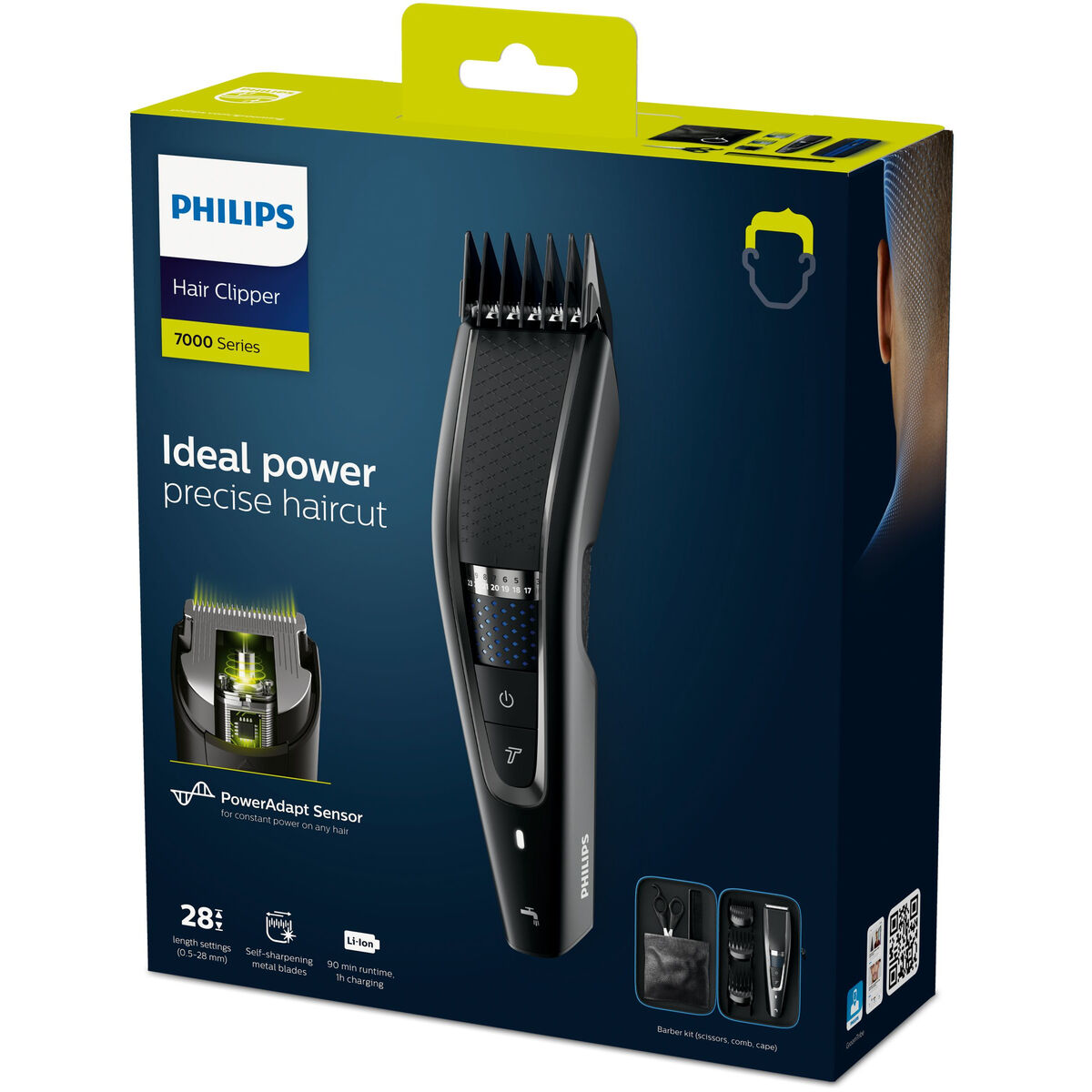 Hårklipper/barbermaskine Philips Series 7 HC7650/15 produktemballage