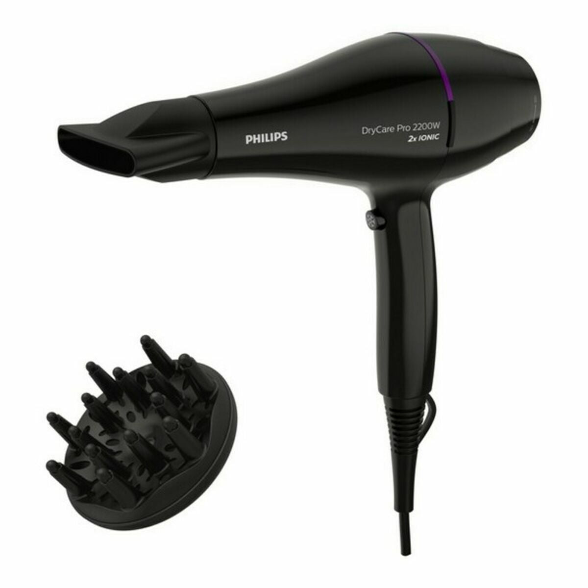 Hårtørrer Philips BHD274/00 2200W Sort 2200 W produktemballage