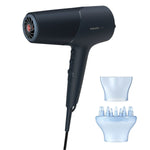 Hårtørrer Philips BHD512/00 2300 W Sort Marineblå produktemballage