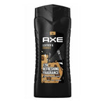 Shower Gel Axe LÆDER & COOKIES 400 ml til mænd hudplejeemballage