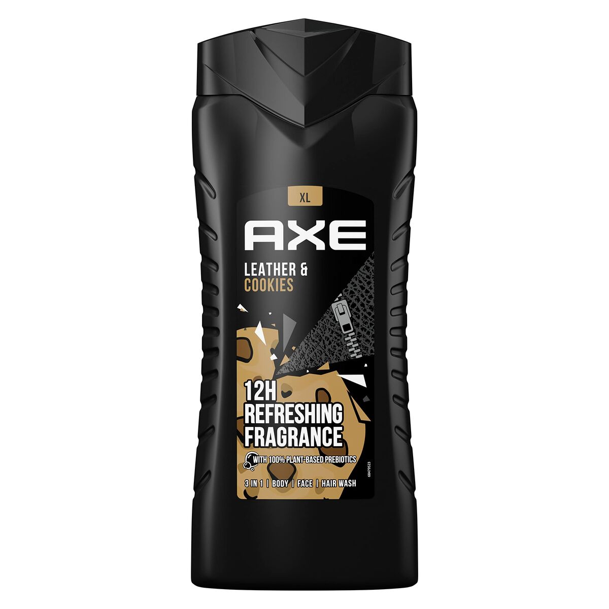 Shower Gel Axe LÆDER & COOKIES 400 ml til mænd hudplejeemballage