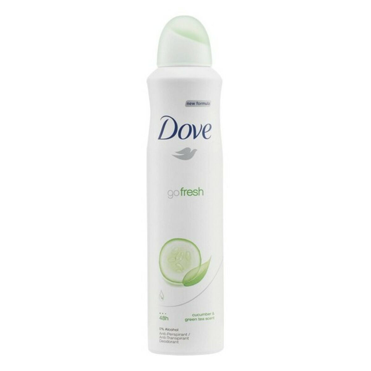 Spray Deodorant Dove 250 ml til kvinder produkt emballage