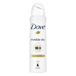 Invisible Anti-Stain Deodorant Dove Invisible Dry 250 ml til kvinder produktemballage