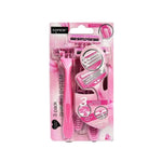 Engangs Razor Sence Pink (3 enheder) til kvinder produktemballage