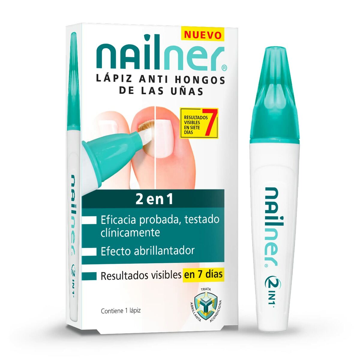 Foot Exfoliator NAILNER CUIDADO DE UÑAS produktemballage
