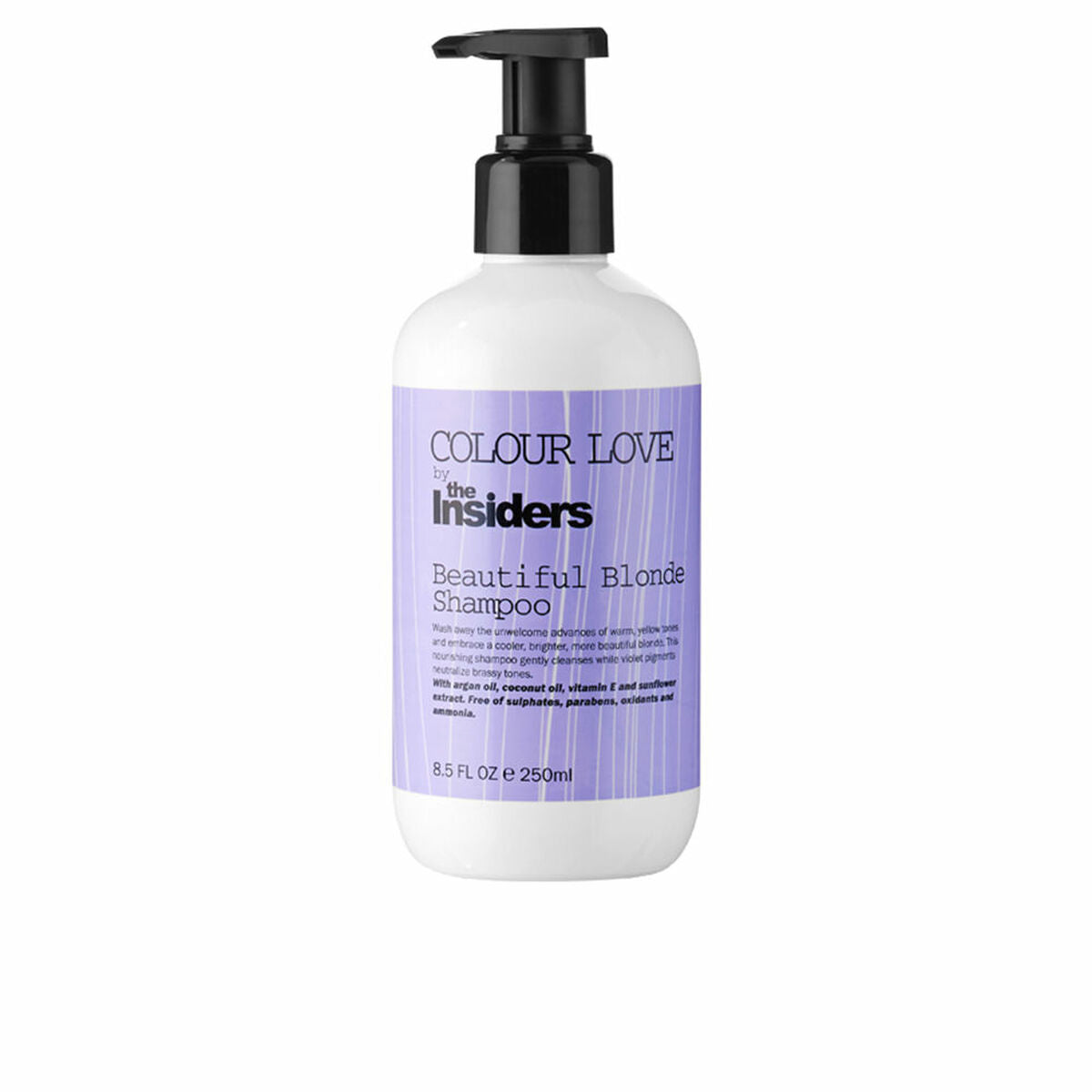 Color Neutralizing Shampoo The Insiders Color Love 250 ml Blondt hår til kvinder shampooflaske