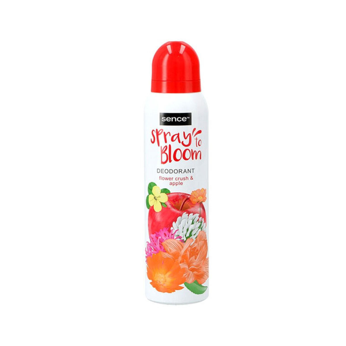 Deodorant Sence flower crush & apple Flowers 150 ml produktemballage