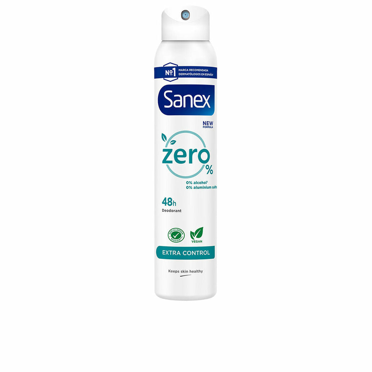 Spray Deodorant Sanex Zero % 200 ml produktemballage