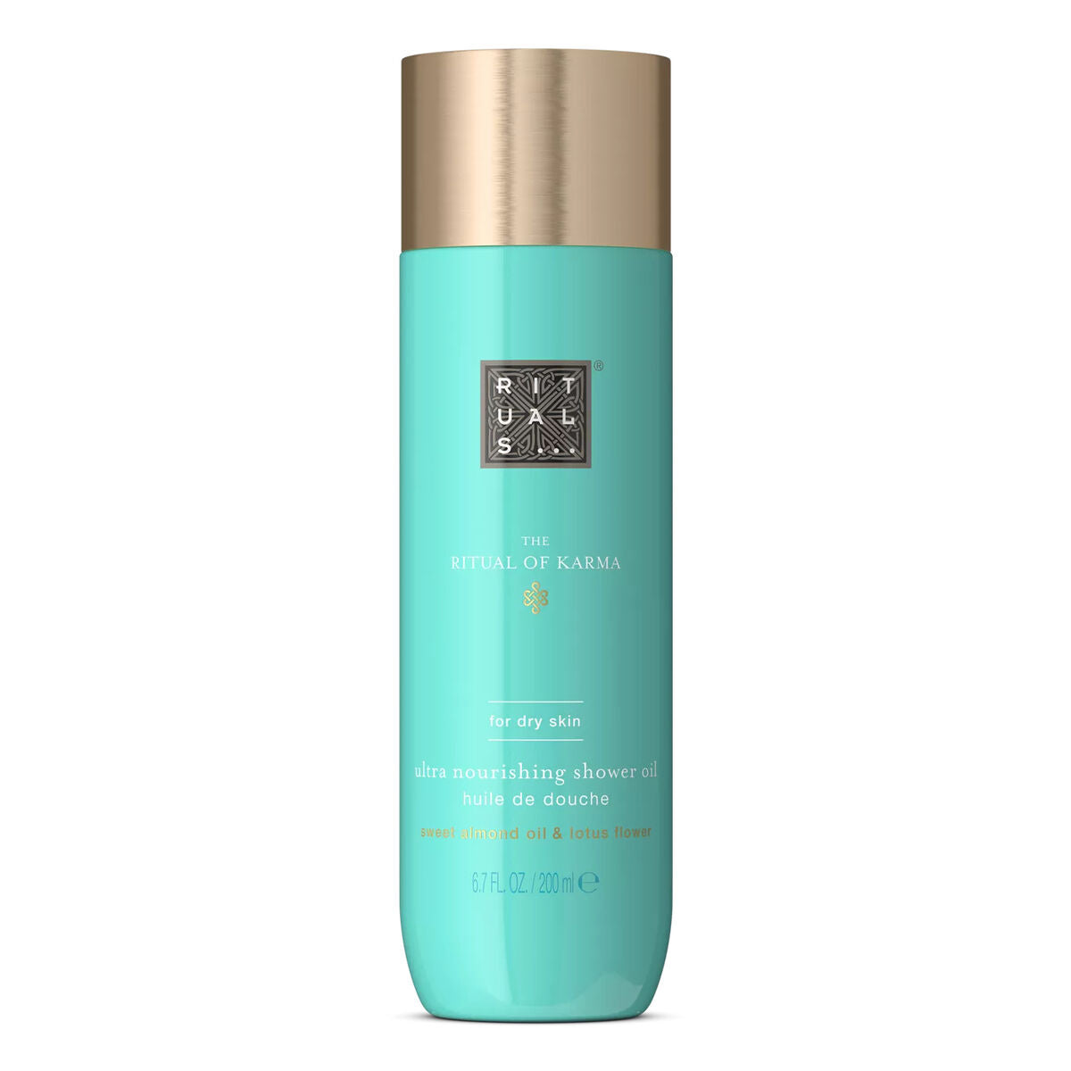 Shower Oil Rituals THE RITUAL OF KARMA 200 ml produktemballage
